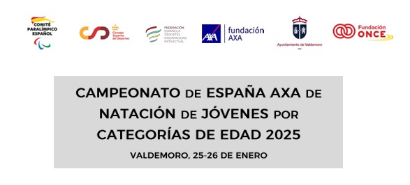 Campeonato de Espa&ntilde;a AXA de Nataci&oacute;n de J&oacute;venes 2025
